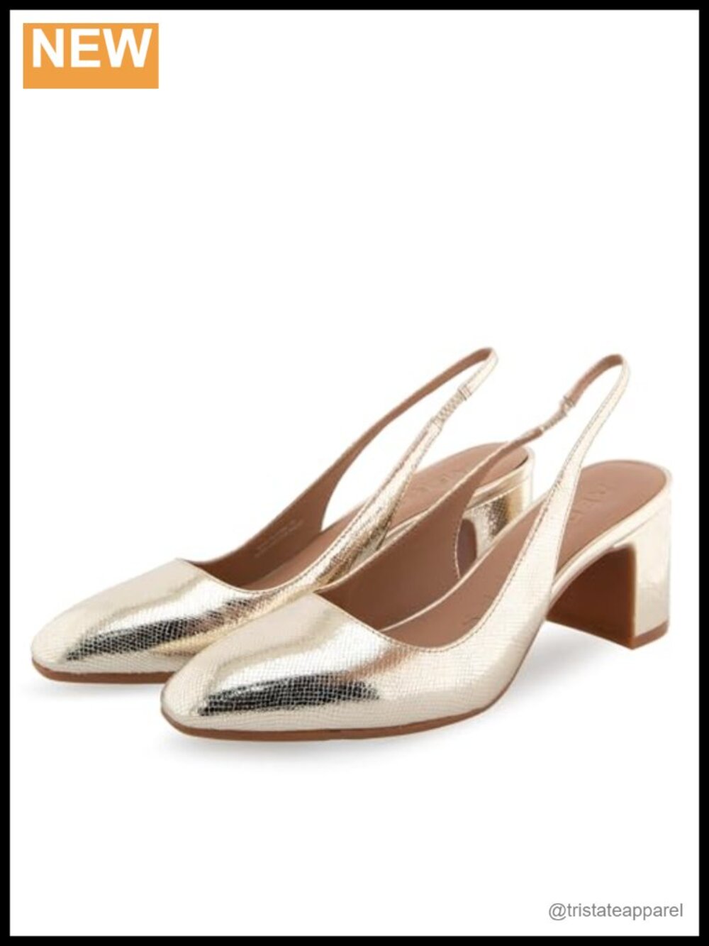 Aerosoles Mags Women's Block Heel Slingback Pump Genuine Leather